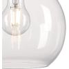 Westinghouse 6130500 Tatze Contemporary One Light Indoor Mini Pendant, Brushed Nickel Finish, Clear Glass(Brushed Nickel)