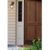 Westinghouse 6204100 Darcy One-Light LED Outdoor Wall Fixture, Victorian Bronze Finish with Amber Frosted Glass