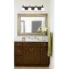 Westinghouse 6301900 Harwell Brushed Nickel Four-Light Indoor Wall Fixture(Amber Bronze)