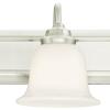 Westinghouse 6301900 Harwell Brushed Nickel Four-Light Indoor Wall Fixture(Brushed Nickel)