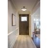 Westinghouse 6306500 Dunmore Two-Light Indoor Semi-Flush, Oil Rubbed Bronze Finish with Frosted Glass, 2, White,Black(Bulbs Not Included)