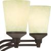 Westinghouse 6307100 Malvern Five-Light Indoor Chandelier, Oil Rubbed Bronze Finish with Smoldering Scavo Glass