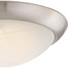 Westinghouse 6308800 11-Inch LED Indoor Flush Mount Ceiling Fixture, Brushed Nickel Finish with White Alabaster Glass, 11″ x 11″ x 3.46″(Brushed Nickel)