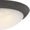 Westinghouse 6308800 11-Inch LED Indoor Flush Mount Ceiling Fixture, Brushed Nickel Finish with White Alabaster Glass, 11″ x 11″ x 3.46″(Oil-Rubbed Bronze)