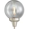 Westinghouse 6325300 Byron Six-Light Indoor Chandelier, Brushed Nickel Finish with Smoke Grey Glass Globes, Black(6-light Chandelier)