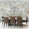 Westinghouse 6326300 Basset Six-Light Indoor Chandelier, Dark Pewter Finish with Smoke Grey Hammered Glass, 6(6-Light Chandelier)