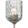 Westinghouse 6326300 Basset Six-Light Indoor Chandelier, Dark Pewter Finish with Smoke Grey Hammered Glass, 6(6-Light Chandelier)