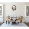 Westinghouse 6328300 Stella Mira Six-Light Indoor Chandelier, Brushed Nickel Finish, 6(Barnwood and Oil Rubbed Bronze)