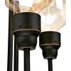 Westinghouse 6332900 Walter Four-Light Indoor Chandelier, Oil Rubbed Bronze Finish with Highlights and Mesh Shade