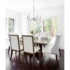 Westinghouse 6334200 Versailles Five-Light Indoor Chandelier, Chrome Finish with Clear Glass Accents, 5(5-light)