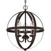 Westinghouse 6339000 Stella Mira Six-Light Outdoor Chandelier, Oil Rubbed Bronze(ORB 3 Light)