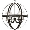Westinghouse 6339000 Stella Mira Six-Light Outdoor Chandelier, Oil Rubbed Bronze(ORB 6 Light)