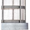 Westinghouse 6347800 Barkley One-Light LED Outdoor Wall Fixture, Galvanized Steel Finish with Clear Seeded Glass(Galvanized Steel)