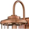 Westinghouse 6347900 Ferry One-Light Outdoor Wall Fixture, Washed Copper Finish with Clear Seeded Glass,(Washed Copper)