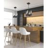 Westinghouse 6350300 Skybridge Eight-Light Dimmable LED Indoor Chandelier, Iron(4-Light Chandelier)