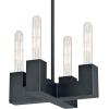 Westinghouse 6350300 Skybridge Eight-Light Dimmable LED Indoor Chandelier, Iron(4-Light Chandelier)