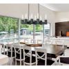 Westinghouse 6350300 Skybridge Eight-Light Dimmable LED Indoor Chandelier, Iron(8-Light Chandelier)