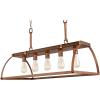 Westinghouse 6351600 Chandelier, Barnwood & Copper