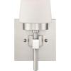 Westinghouse 6352700 Chaddsford Six-Light Indoor, Champagne Brass Finish with Frosted Glass Chandelier(Brushed Nickel)