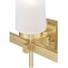 Westinghouse 6352700 Chaddsford Six-Light Indoor, Champagne Brass Finish with Frosted Glass Chandelier(Champagne Brass)