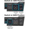 Westinghouse 6600 Peak Watt Home Backup Portable Generator, Transfer Switch Ready 30A Outlet, RV Ready 30A Outlet, Gas Powered, CO Sensor(6600 Watts – Dual Fuel – Remote Start)