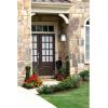 Westinghouse 6674100 Senecaville One-Light Exterior Wall Lantern, Weathered Bronze Finish on Steel with White Alabaster Glass