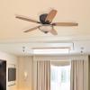 Westinghouse 7209600 Traditional Carolina LED 52 inch Oil Rubbed Bronze Indoor Ceiling Fan, LED Light Kit with Amber Alabaster Bowl(Oil Rubbed Bronze with LED Bulbs)