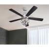 Westinghouse 7217100 Stella Mira 52-Inch Oil Rubbed Bronze Indoor Ceiling Fan, LED Light Kit, Remote Control Included(Brushed Nickel)