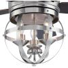 Westinghouse 7217100 Stella Mira 52-Inch Oil Rubbed Bronze Indoor Ceiling Fan, LED Light Kit, Remote Control Included(Brushed Nickel)