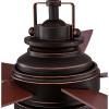 Westinghouse 7217100 Stella Mira 52-Inch Oil Rubbed Bronze Indoor Ceiling Fan, LED Light Kit, Remote Control Included(Oil Rubbed Bronze Finish)