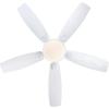 Westinghouse 7217200 Contempra 48-Inch Indoor/Outdoor Ceiling Fan, White Finish(Matte White)
