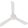 Westinghouse 7220700 Graham 52-Inch White Indoor, Dimmable LED Light Kit with Opal Frosted Glass, Remote Control Included Ceiling Fan