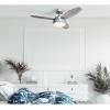 Westinghouse 7221600 Alloy Ceiling Fan, 42 Inch(Brushed Nickel w/ Weathered Oak Blades)