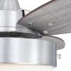 Westinghouse 7221600 Alloy Ceiling Fan, 42 Inch(Brushed Nickel w/ Weathered Oak Blades)