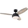 Westinghouse 7221600 Alloy Ceiling Fan, 42 Inch(Matte Black)
