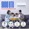 Westinghouse 9,000 BTU, 115V, 18.5 SEER2 Ductless Mini Split AC/Heating System Inverter Heat Pump with 15ft Installation Kit, White