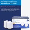 Westinghouse Ceramic Ball Filter Set for Westinghouse Humidifiers WSHUJ2123B & WSHUJ2116A (2 Pack) – Features Honeycomb Filtration System to Maintain Clean and Breathable Air