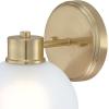 Westinghouse Dorney Transitional Style 3 Light Wall Fixture, Brushed Nickel(Champagne Brass)