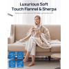 Westinghouse Electric Snuggle Throw Blankets with Foot Pocket, Wearable Heated Blanket with Sleeves, 6 Heating Levels & 2 to 10 Hours Heating Time Settings, 50 * 70″+18″, Grey(Beige)