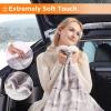 Westinghouse Heated Car Blanket, 12-Volt Electric Blanket for Car, Truck, SUV, RV, Portable Heated Throw for Camping, Red Buffalo Plaid, 59″ x 43”(Beige Plaid)