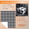 Westinghouse Heated Car Blanket, 12-Volt Electric Blanket for Car, Truck, SUV, RV, Portable Heated Throw for Camping, Red Buffalo Plaid, 59″ x 43”(Grey Buffalo Plaid)