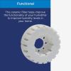 Westinghouse Humidifier Replacement Filter – Set of 4 Ceramic Ball Filters with Honeycomb Filtertrap System and Soft and Healthy Mist – Maintains Clean and Breathable Air