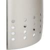 Westinghouse Lighting 6101300 Contemporary One-Light Adjustable Mini Pendant with Perforated Metal Shade, Brushed Nickel Finish(White)