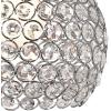 Westinghouse Lighting 6103700 Kelcie One-Light Indoor Mini Pendant, Brushed Nickel Finish Crystal Jewel Shade