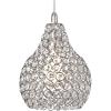 Westinghouse Lighting 6103700 Kelcie One-Light Indoor Mini Pendant, Brushed Nickel Finish Crystal Jewel Shade