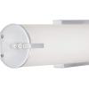 Westinghouse Lighting 6112100 Ashwin Transitional One-Light, 25 Watt Dimmable LED Indoor Wall Fixture with Color Temperature Selection, Brushed Nickel Finish, White Frosted Shade