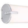 Westinghouse Lighting 6112200 Ashwin Transitional One-Light, 30 Watt Dimmable LED Indoor Wall Fixture with Color Temperature Selection, Brushed Nickel Finish, White Frosted Shade