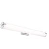 Westinghouse Lighting 6112200 Ashwin Transitional One-Light, 30 Watt Dimmable LED Indoor Wall Fixture with Color Temperature Selection, Brushed Nickel Finish, White Frosted Shade