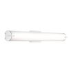 Westinghouse Lighting 6112200 Ashwin Transitional One-Light, 30 Watt Dimmable LED Indoor Wall Fixture with Color Temperature Selection, Brushed Nickel Finish, White Frosted Shade