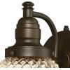 Westinghouse Lighting 6121400 Eddystone Traditional One Light Outdoor Wall Fixture with Dusk to Dawn Sensor, Matte Black Finish, White Opal Glass(Oil-Rubbed Bronze)